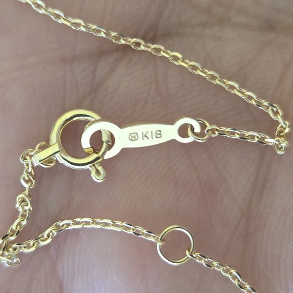 Beatiful Mikimoto 18k Gold 3 Pearl Necklace - Picture 4 of 7